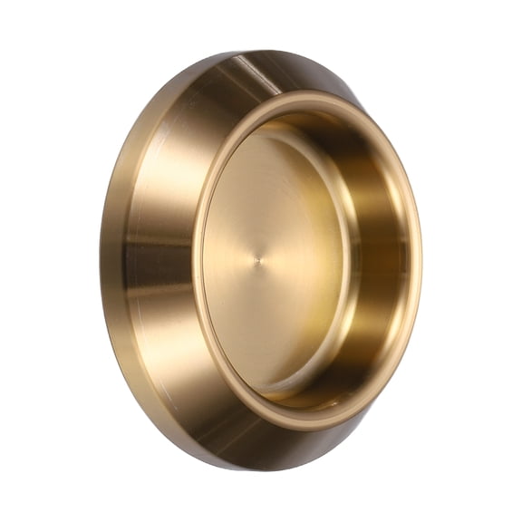 Uxcell Round Glass Sliding Door Handles, 304 Stainless Steel Back-to-Back Bathroom Handle Pull Knob with Adhesive Stickers for Shower Balcony Office Sliding Doors Cabinets, Rose Gold