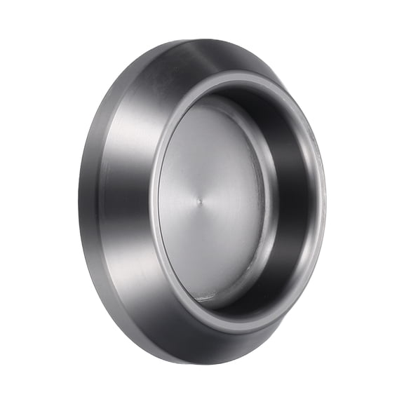 Uxcell Round Glass Sliding Door Handles, 304 Stainless Steel Back-to-Back Bathroom Handle Pull Knob with Adhesive Stickers for Shower Balcony Office Sliding Doors Cabinets, Grey