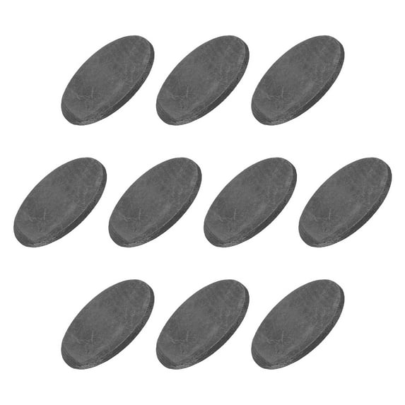 Uxcell Round Graphite Block Disk Ingot Graphite Electrode Plate 23x1.2mm for Melting Casting, Electrolysis, Pack of 10