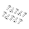 thumbnail image 1 of Uxcell Round Head Phillips Screws, 120 Pack M2.5-0.45 x 6mm 304 Stainless Steel 18-8 Full Thread, 1 of 7