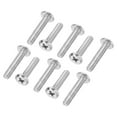 thumbnail image 1 of Uxcell Round Head Phillips Screws, 60 Pack M4-0.7 x 22mm 304 Stainless Steel 18-8 Full Thread, 1 of 7