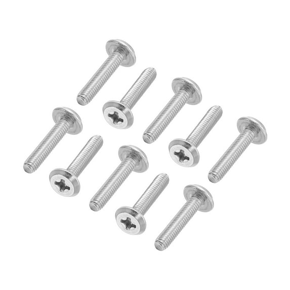Uxcell Round Head Phillips Screws, 80 Pack M3-0.5 x 14mm 304 Stainless Steel 18-8 Full Thread