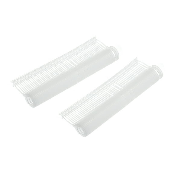 Uxcell Round Hook Standard Tagging Fasteners for Garment Price Tag Label Tagging 15mm/0.59",Pack of 500 White