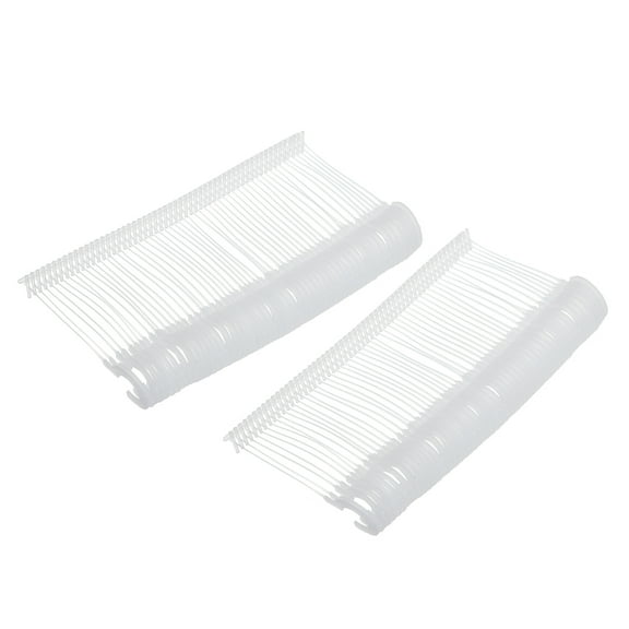 Uxcell J Hook Standard Tagging Fasteners for Garment Price Tag Label Tagging 35mm/1.38",Pack of 500 White