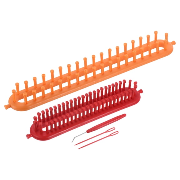 Uxcell Round Knitting Machines Kit, Darning Weave Tool with Accessories, Green Style 8