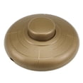 thumbnail image 1 of Uxcell Round Lamp Foot Pedal Push Button Momentary Switch Nylon Gold 1pcs, 1 of 5
