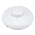 thumbnail image 1 of Uxcell Round Lamp Foot Pedal Push Button Momentary Switch Nylon White 1pcs, 1 of 5