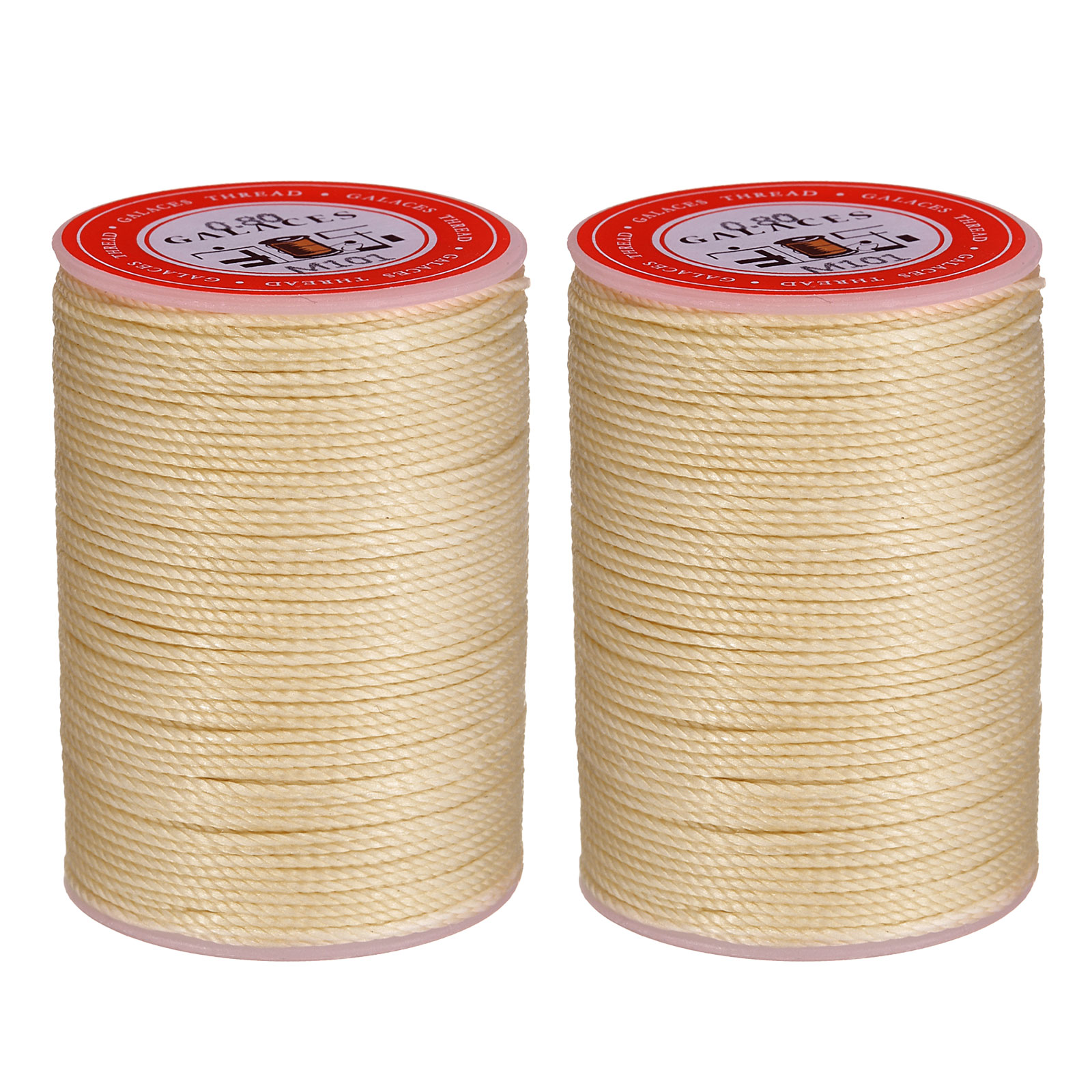 Uxcell Round Leather Sewing Waxed Thread, 55m / 60 Yards Polyester Wax ...