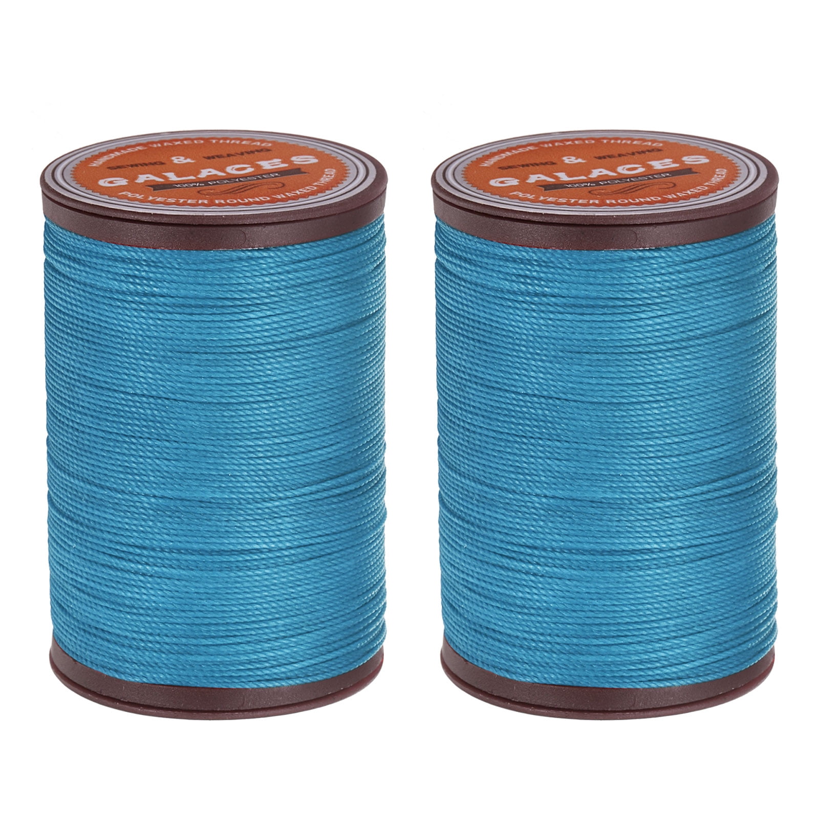 Uxcell Round Leather Sewing Waxed Thread, 80m / 87 Yards Polyester Wax ...