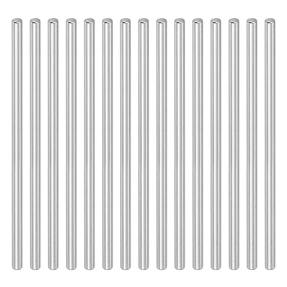 Uxcell Round Metal Rod Carbon Steel Shaft for Crafts, Lathes, and Miniature Axle RC Airplane Car Models 2.3mm x 65mm