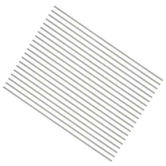 Uxcell Round Metal Rods 1.6mm x 200mm High Speed Steel (HSS) Lathe Bar Stock Tool 20 Pieces