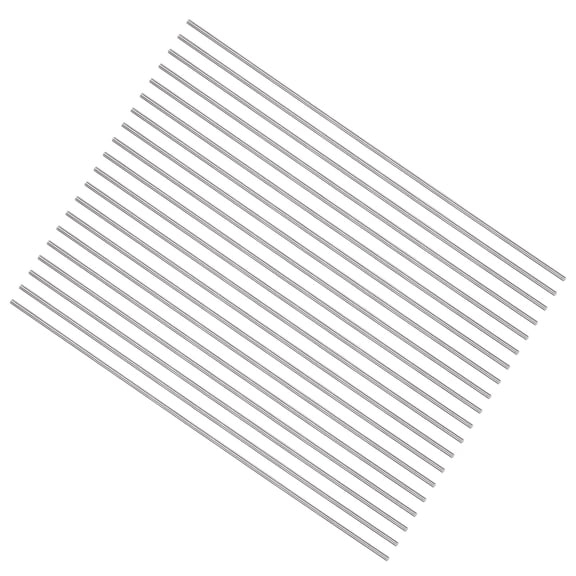 Uxcell Round Metal Rods 1.7mm x 200mm High Speed Steel (HSS) Lathe Bar Stock Tool 20 Pieces