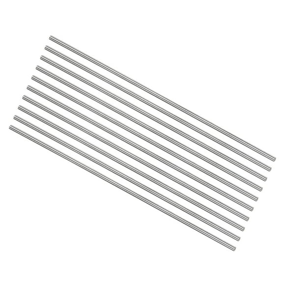 Uxcell Round Metal Rods 1.9mm x 150mm High Speed Steel (HSS) Lathe Bar Stock Tool 10 Pieces