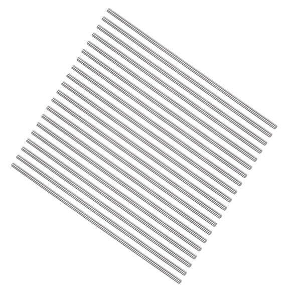 Uxcell Round Metal Rods 2.5mm x 150mm High Speed Steel (HSS) Lathe Bar Stock Tool 20 Pieces