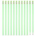 thumbnail image 1 of Uxcell Round Pencils, 12 Pcs Triangle HB Graphite Pencil with Eraser, Green, 1 of 6