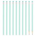 thumbnail image 1 of Uxcell Round Pencils HB Graphite Pencils with Eraser Wood Pencils Light Green, 1 of 6