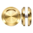 thumbnail image 1 of Uxcell Round Sliding Glass Door Handle 304 Stainless Steel Back-to-Back Gold 2.7", 1 of 7