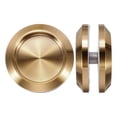 thumbnail image 1 of Uxcell Round Sliding Glass Door Handle 304 Stainless Steel Back-to-Back Rose Gold 2.7", 1 of 7