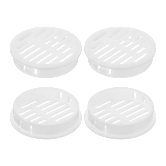 Uxcell Round Soffit Vents 2 inch, 16Pcs White Plastic 50mm Soffit Vent Cover