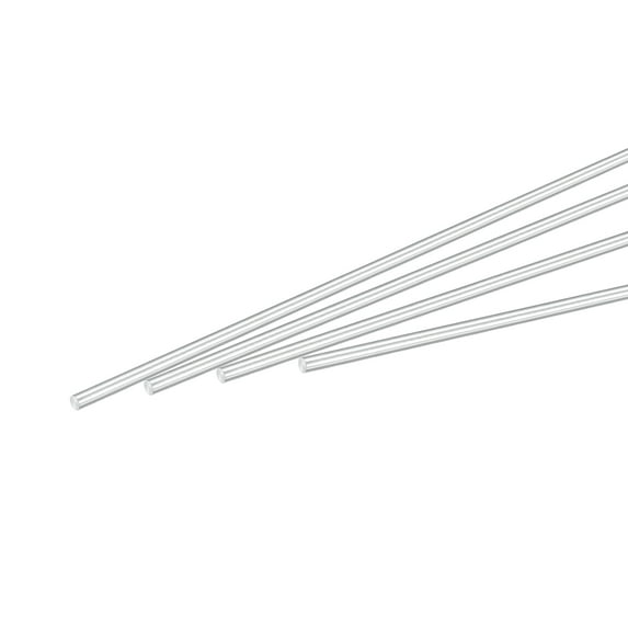Uxcell Round Solid Aluminum Rod 2mm Dia.150mm Length Lathe Bar Stock for DIY 16pcs
