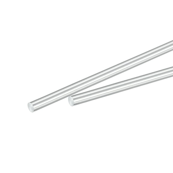 Uxcell Round Solid Aluminum Rod 4mm Dia.300mm Length Lathe Bar Stock for DIY Craft 2pcs
