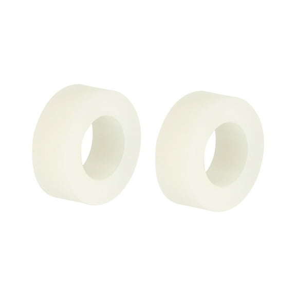 Uxcell Round Spacer Washer, 48 Pack Nylon 6.2mm ID x 11mm OD x 4mm L for M6 Screws Block, Beige