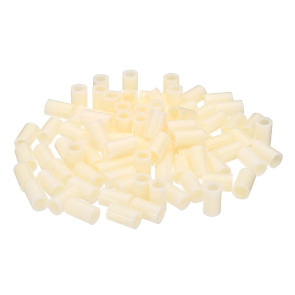 Uxcell Round Spacer Washer Set, 100 Pcs 8.2mm ID, 12mm OD, 20mm Length for M8 Screws