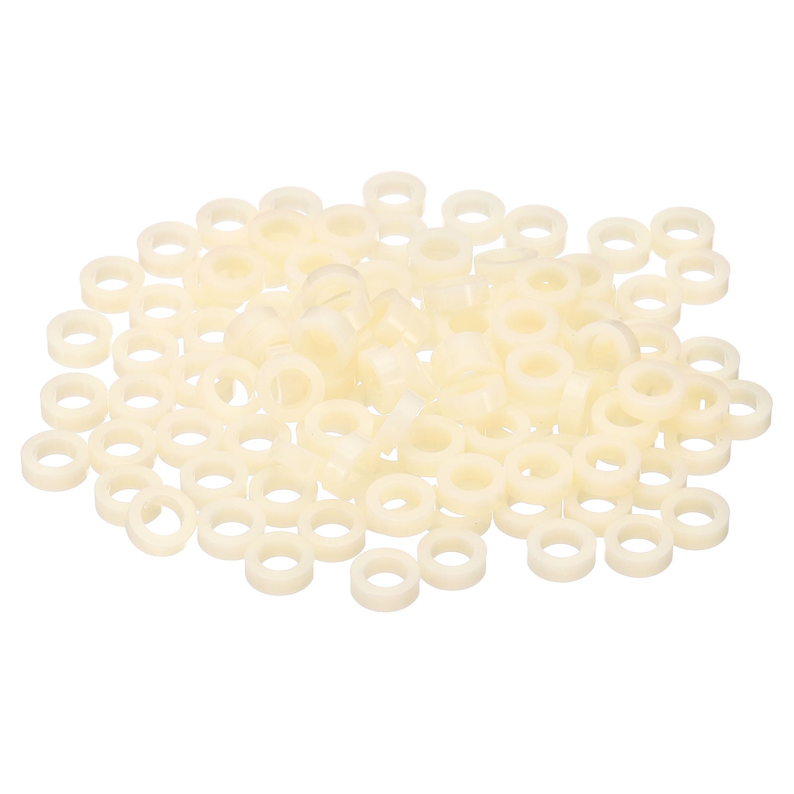250 Rondelles D'espacement ABS Noir - Pour Vis M5 - 5.4mm Intérieur, 9mm Extérieur, 10mm Hauteur