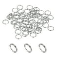 thumbnail image 1 of Uxcell Round Split Ring, Small Split Rings with Double Loops Metal Small Key Circle for Key Chains Jewelry Makings 6 x 0.6 mm, 1 of 7