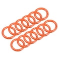 thumbnail image 1 of Uxcell Round Spring O Rings, 27mm/ 1.06" Trigger Buckle Snap, Carbon Steel Orange, 12 Pack, 1 of 5