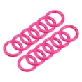 thumbnail image 1 of Uxcell Round Spring O Rings, 27mm/ 1.06" Trigger Buckle Snap, Carbon Steel Rose Red, 12 Pack, 1 of 5