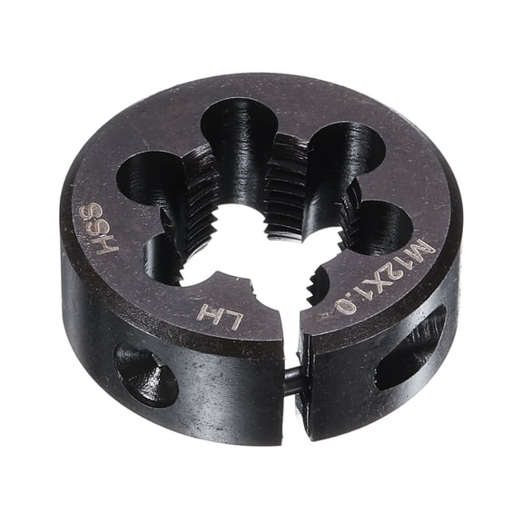 Uxcell Round Threading Die M12 x 1 Metric Thread Adjustable Left Hand Cutting Die