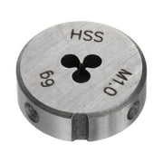Uxcell Round Threading Dies Metric M1 x 0.25 Thread High Speed Steel Screw Cutting Die