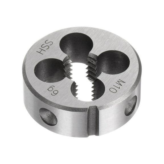 Uxcell Round Threading Dies Metric M10 x 1.5 Thread High Speed Steel Screw Cutting Die