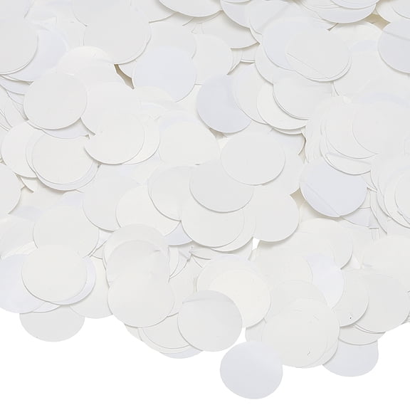 Uxcell Round Tissue Paper Confetti Table Confetti Circle Dots for Wedding Birthday Party Balloon Decorations White