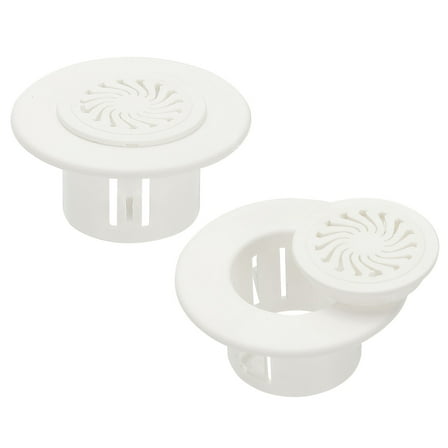 Uxcell Round Vent Cover Adjustable PP Air Vent Cover with Screen 39mm