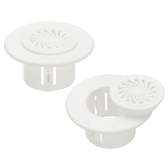 Uxcell Round Vent Cover Adjustable PP Air Vent Cover with Screen 39mm