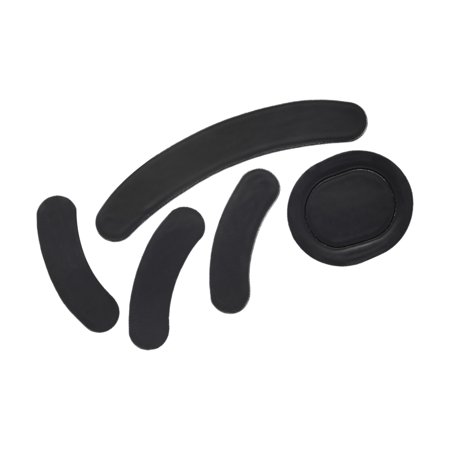 Uxcell Rounded Curved Edges Mouse Feet Skates 0.8mm w Cleaning Paper for G PRO Wireless Gaming Mouse Black 5Pcs/1 Set