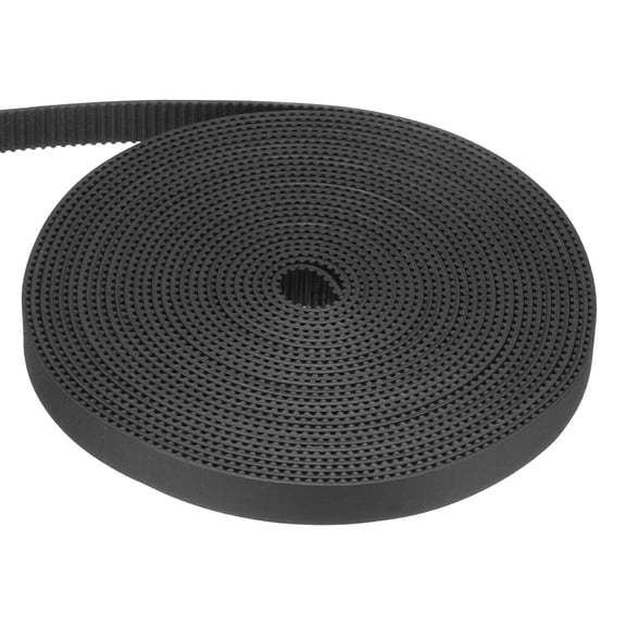 Uxcell Rubber 2GT Timing Belt 10x5000mm 2mm Pitch 2mm Thick Black Open Loop Pulley Timing Belt for 3D Printer