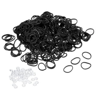  60 Mixed Count Heavy Duty Rubber Bands 6 Size Black