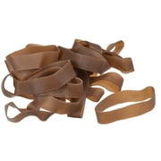Uxcell Rubber Band Stretchable Rubber Elastic Band Beige 3inch Dia 0.06inch Thick for Home Office Pack of 25