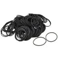 thumbnail image 1 of Uxcell Rubber Band Stretchable Rubber Elastic Black Band for Home Office, Pack of 325, 1 of 5
