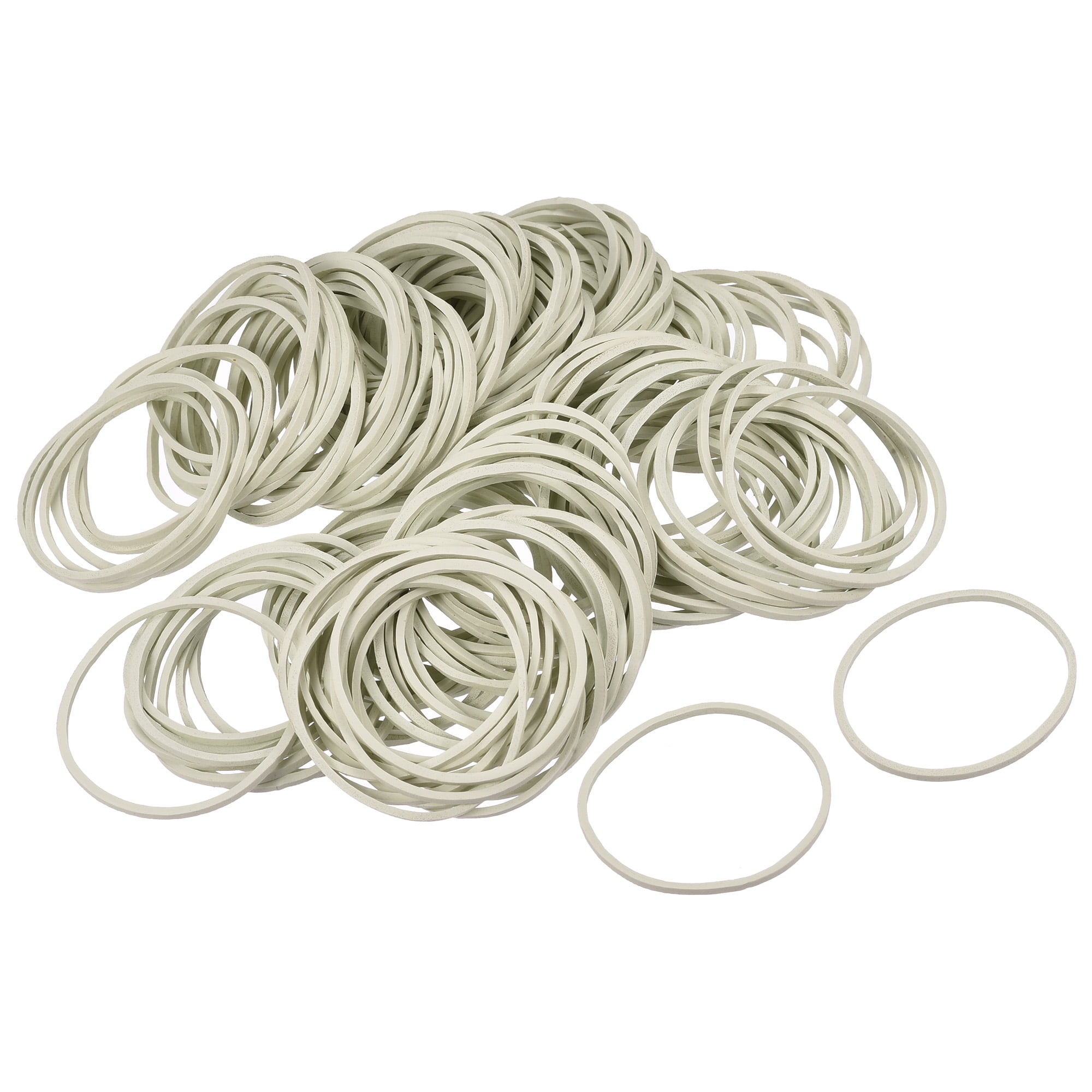 PlasticMill Rubber Bands - #33 Size - White Rubberbands - 1LB/500 Count