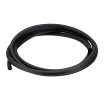 Uxcell Rubber Cord 1 Yards 5mm Dia Matte Black Solid Tubing for DIY Craft Making