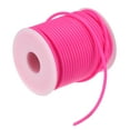 thumbnail image 1 of Uxcell Rubber Cord 27 Yards 3mm Dia 1.5mm Hole Dark Rose Red Hollow Tubing for DIY Craft Making, 1 of 6