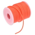 thumbnail image 1 of Uxcell Rubber Cord 27 Yards 3mm Dia 1.5mm Hole Orange Hollow Tubing for DIY Craft Making, 1 of 6