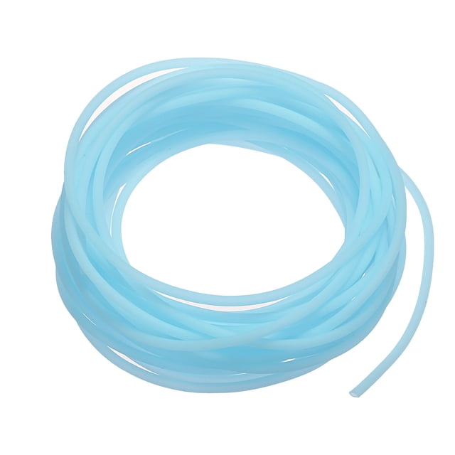 Tuyau En Caoutchouc Silicone Creux 5m (16ft) - 2mm Ext / 1mm Int - Rouge - Pour Bricolage Et Créations