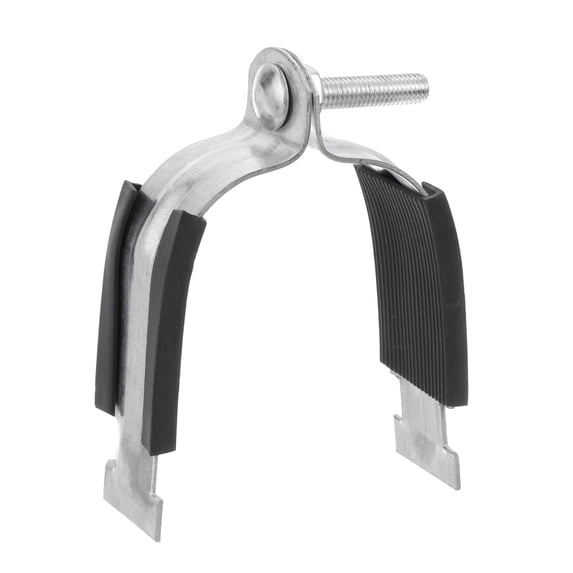 Uxcell Rubber Cushion Strut Clamp Rigid Steel Pipe Clamp Fit for 3 ...