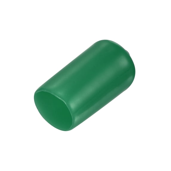 Uxcell Rubber End Caps Round Cap Cover Screw Thread Protectors 11mm Dark Green