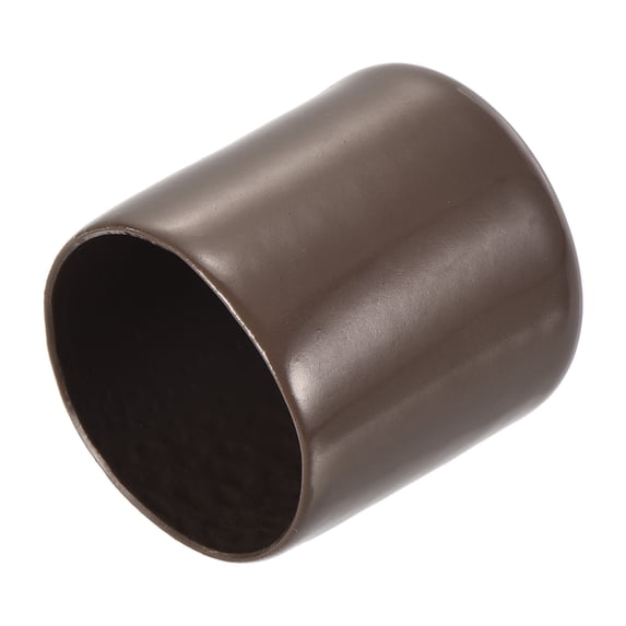 Uxcell Rubber End Caps Round Cap Cover Screw Thread Protectors 29mm Brown